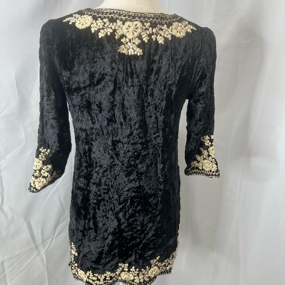 Soft surroundings velvet embroidered kaftan tunic - Picture 10 of 10